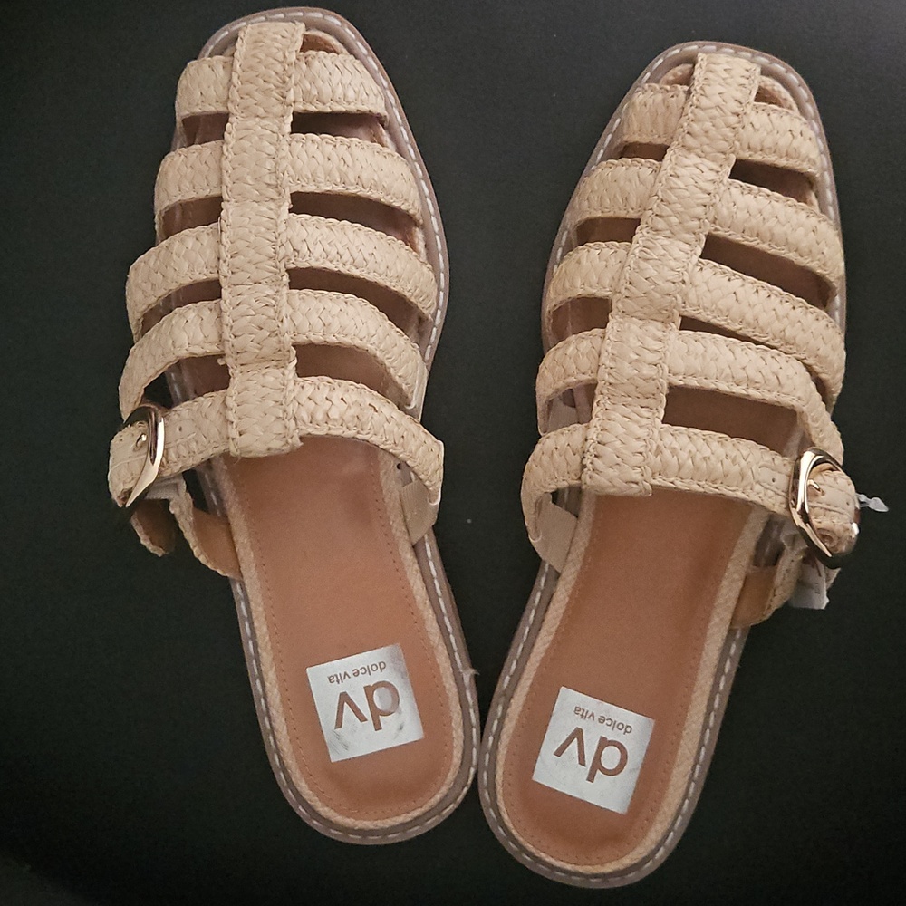 DV by Dolce Vita Women's Tan Woven Sandals